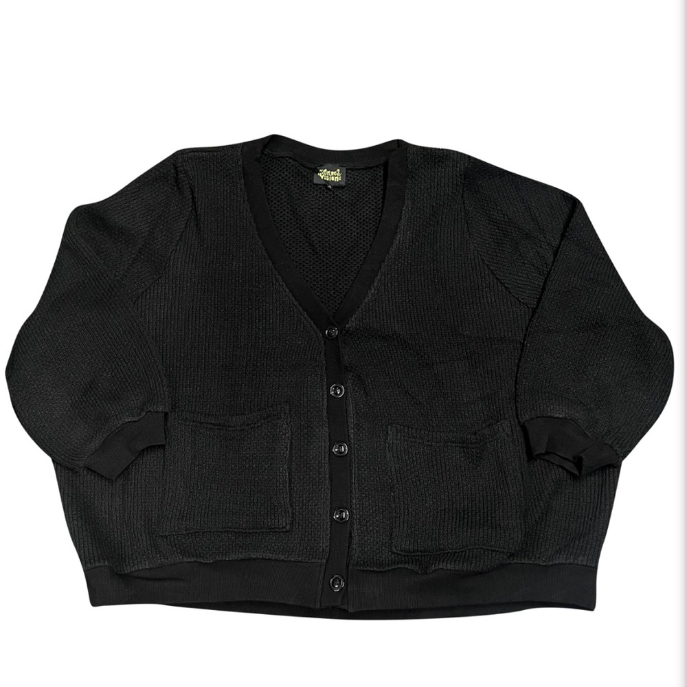 Tunnel Vision Roger Black Oversized Cardigan. Size Medium. NWT.